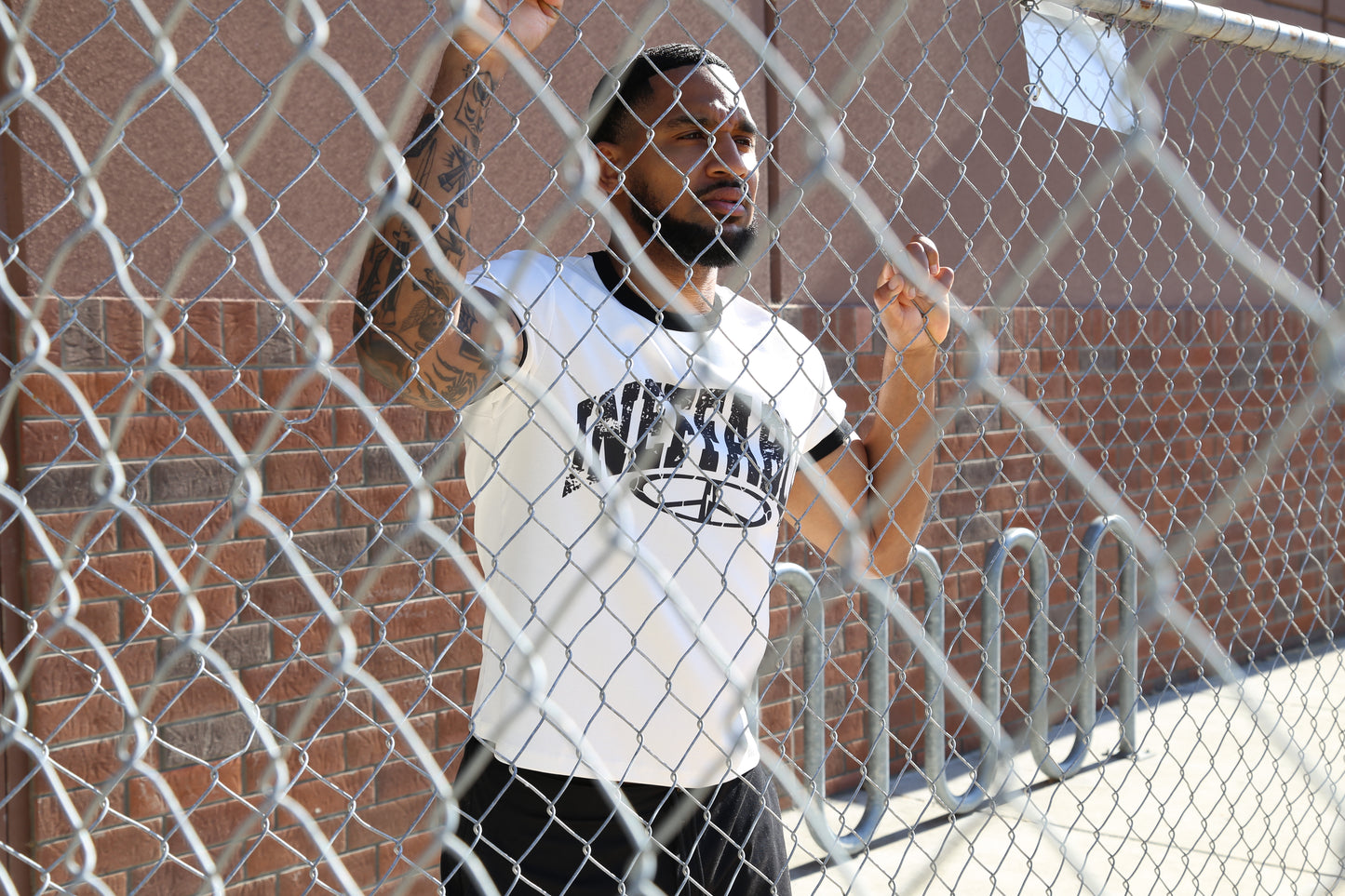 STAMPED RINGER TEE